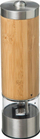 Mulli elektrik për kripë edhe piper 5five Simply Smart, 20.5 cm, bambu edhe inoks, ngjyrë natyrale