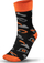 Çorape Neo Tools Colorful Socks, masë 43-46, pambuk, të zeza me portokalli