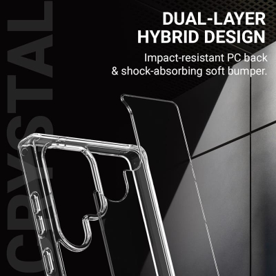 Kалeф за телефон Crong Transparent Case за Samsung Galaxy S25, транспарентен