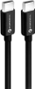 Kabllo USB C në USB C Forcell F-Energy C338, 60W 3A, 0.25m, e zezë