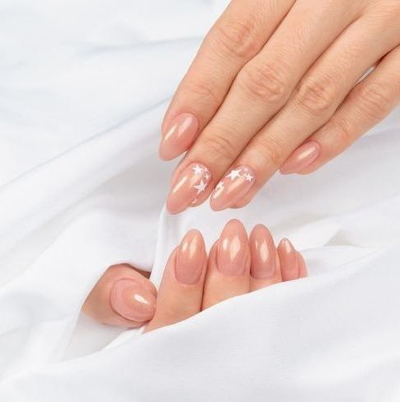 Llak xhel për thonj Semilac Extend 5in1 804 Glitter Soft Beige, UV hibrid, bezhë me shkëlqim