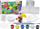 Креативен сет Leantoys Plaster Cast 3D Birds, со бои, за сликање