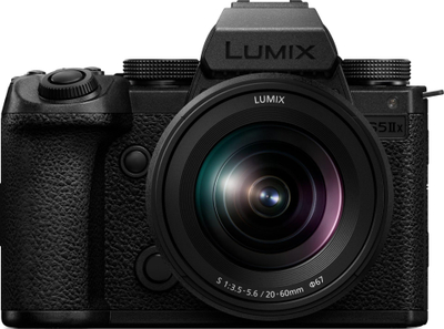 Kamerë mirrorless Panasonic LUMIX S5 IIX DC-S5M2X, full-frame 24.2MP, lente S 20-60mm, e zezë