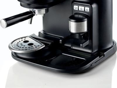 Aparat kafeje Ariete Moderna, espresso 15 bar, kapuçin qumështi, i zi