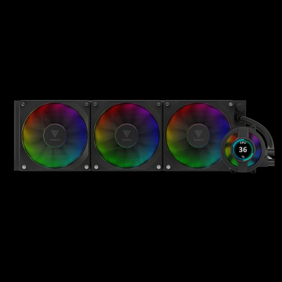 Ftohës uji për CPU Gamdias Chione P3 360U, 360mm, RGB, i zi