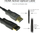 Kabllo HDMI ACT AK3931, 15m, 4K, i zi