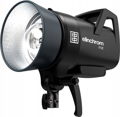 Set blic profesional Elinchrom FIVE Single Head Kit, LED bi-color, me bateri, i zi