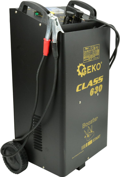 Стартен полнач Geko CLASS 630 LCD, 12V 24V, LCD екран