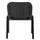 Karrige zyre Janisha HM1010.01, lëkurë PU, 54x59x78 cm, e zezë