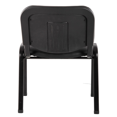 Karrige zyre Janisha HM1010.01, lëkurë PU, 54x59x78 cm, e zezë