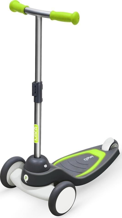 Trotinet balancues Qplay Mika, 3 rrota, LED, jeshil