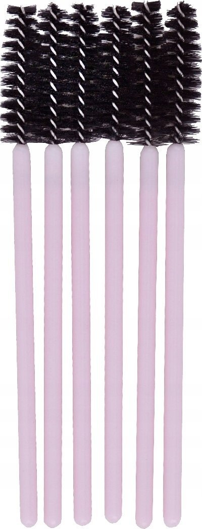Set furça për qerpikë edhe vetulla Inter-Vion Rose Collection, 6 copë, rozë