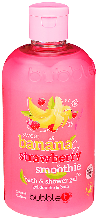 Xhel për dush Bubble T, Strawberry & Banana, 500 ml