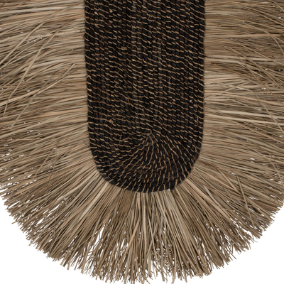 Dekor muri oval bari-abace 50×5×75 cm (HM7794), zezë