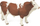 Figurë lodër Papo Dem Simmental, plastikë, shumëngjyrëshe