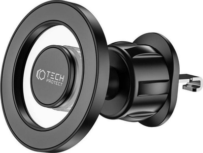 Mbajtëse magnetike për veturë Tech-Protect N51, MagSafe, montim në grilë dhe pult, e zezë