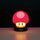 Dritë dekorative Super Mario Super Mushroom, LED, me bateri, e kuqe e bardhë