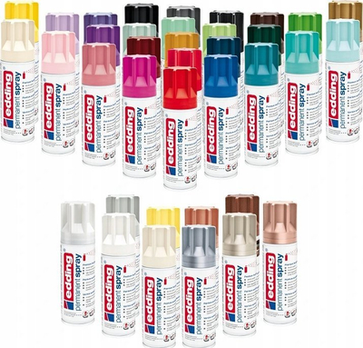 Llak spraj akrilik Edding Permanent, 200ml, blu gentiane mat sateni, RAL5010