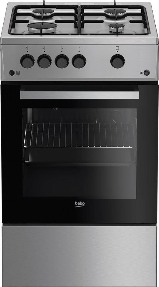 Shporet me gaz Beko FSG52020FX, 4 djegës, inox