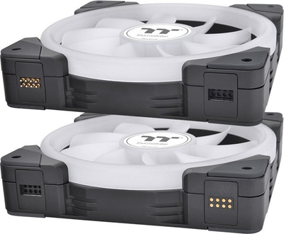 Ventilatorë PC Thermaltake SWAFAN EX14 ARGB, 140mm, set 3 copë, të zinj