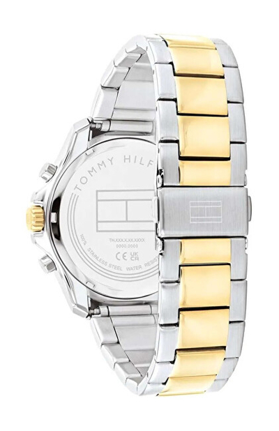 Orë dore për meshkuj Tommy Hilfiger Joran 1792095, e argjendtë/artë