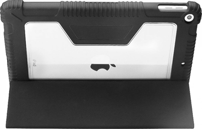 Mbulesë tablet 4smarts 458787 për iPad 10.2", flip, e zezë e tejdukshme