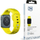 Rrip ore 3mk Silicone Watch Strap për Apple Watch, silikon, 42 44 45mm, i verdhë