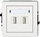Prizë muri USB Karlik Deco DGUSB-6, 2xUSB A 3.0, e bardhë