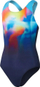 Kostum noti për goca Speedo Digital Placement Splashback, Endurance+, shumëngjyrësh navy