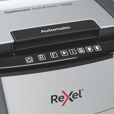 Makinë grisje Rexel AutoFeed+ 100M, 100 fletë, P-5, e zezë