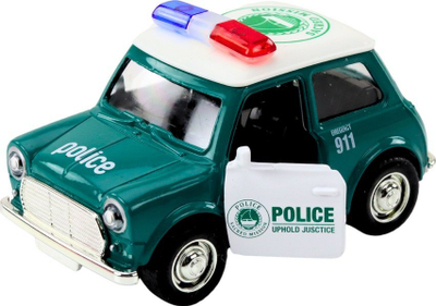 Lodër makinë policie Classic Police Car, 1:38, drita dhe tinguj, jeshile