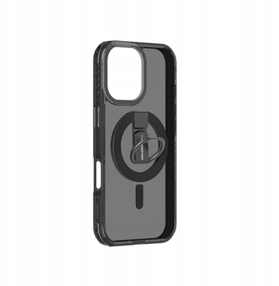 Kapak telefoni AmazingThing Titan Pro Grip Ring, për iPhone 17, me MagSafe, i zi