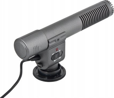 Mikrofon për kamera JJC Mic-1, electret condenser, kardioid, i zi