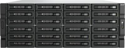 Kabinë magazinimi QNAP TL-R2400PES-RP, 24 slote SATA HDD SSD, PCIe, e zezë