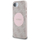 Заштитен капак Guess 4G Circle Classic Logo MagSafe за iPhone 16e, TPU PC, розова