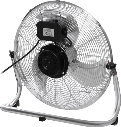 Ventilator dyshemeje HanksAir W021, metalik, 40 cm, argjendtë