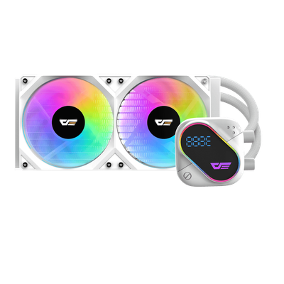 Ftohës Darkflash DO240 AIO Liquid Cooler, 240mm, i bardhë