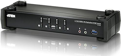 KVM switch Aten CS1924, 4 porta DisplayPort, USB 3.0, i zi