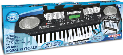 Tastierë digjitale Bontempi, 54 taste, me USB, gri