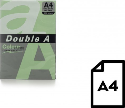Letër me ngjyrë Double A Color Emerald, A4, 80g/m², 500 fletë, jeshile