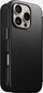 Këllëf folio lëkure Nomad Modern për iPhone 16 Pro, me portofol, i zi