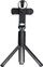 Selfie stick Partner Tele.com SSTR-11, tripot me pasqyrë, me pult Bluetooth, i zi