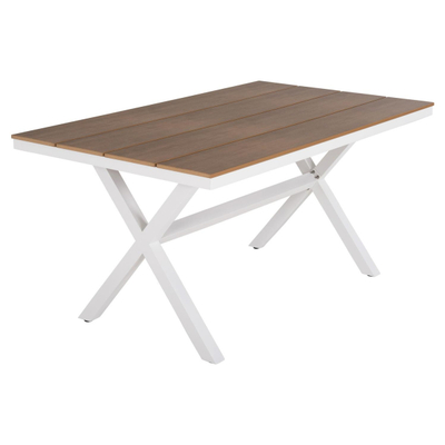 Tavolinë drejtkëndore Tawnee 150×89,5×73 Hcm (HM6037.02), bardhë