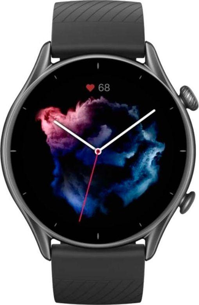 Orë smart Amazfit GTR 3 (W1971OV1N), 1.39", e zezë 