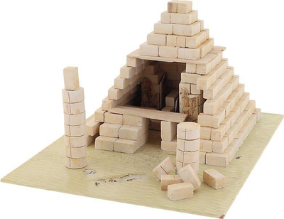 Set ndërtimi TREFL Brick Trick Travel Pyramid, tulla të vërteta, për fëmijë