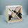 Mbajtëse vere Zeller Wine Rack Spruce 13170, 24 shishe, dru bredhi, kafe natyrale