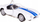 Makinë lodër Shelby Cobra Daffi, model 1:32, e bardhë