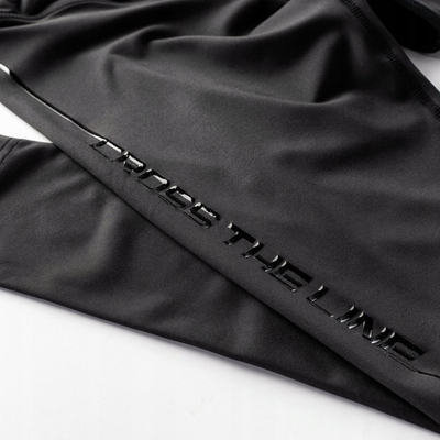 Leggins për goca IQ Negra WMNS, bel i lartë, sportive, të zeza