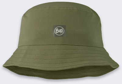 Kapelë bucket Buff Adventure Solid, UPF 50, material teknik, e zezë