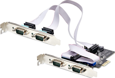 Karta serike StarTech.com PEX4S1050LP, PCI Express, 4 porta RS232 RS422 RS485, low profile